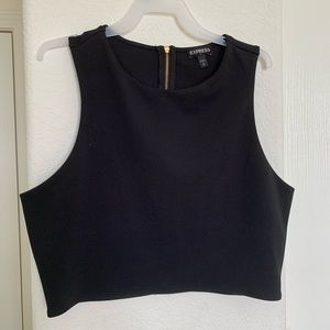 Express Zip-Up Halter Top